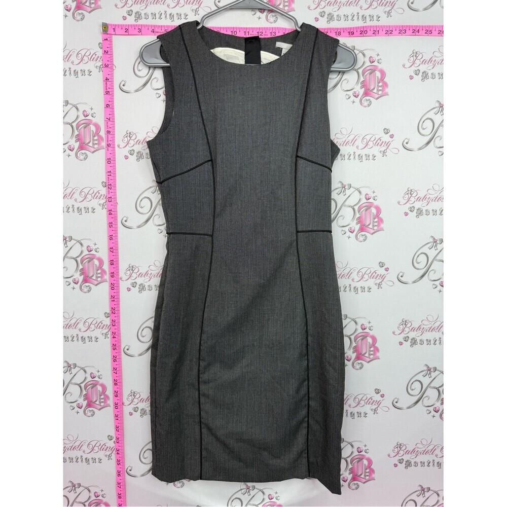 H&M dress white black Sleeveless Sheath Dress